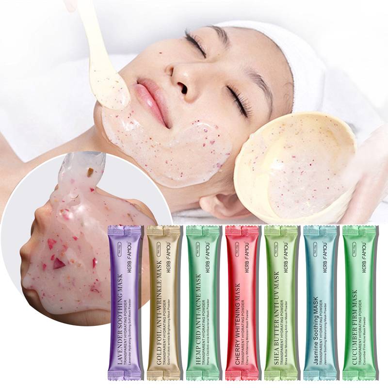 Natural Organic Skin Care Rose Hyaluronic Acid Hydro Gel Powder Soft Collagen Peel Off Face Mask Hydro Jelly Mask